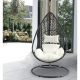 Bravo Outdoor Egg Chair by DEKOR - product image 2 for Resin Society