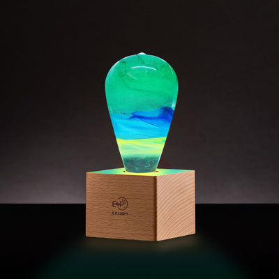 EP Light Alice Decorative Resin LED Bulb with wooden base