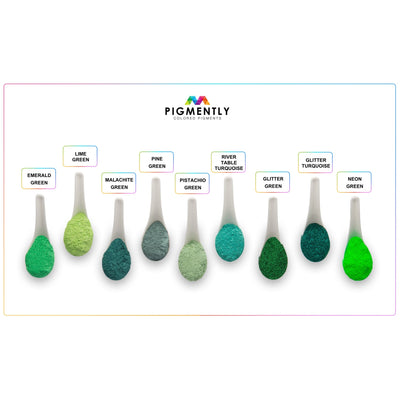 Pistachio Green Epoxy Powder Pigment for resin crafts and epoxy projects