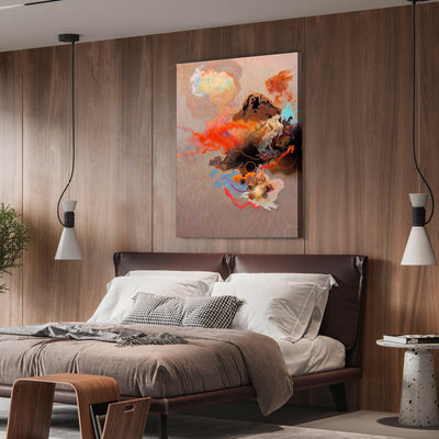 Canvas Print: "Ethereal Unfolding" by Tailored Canvases - product image 3 for Resin Society