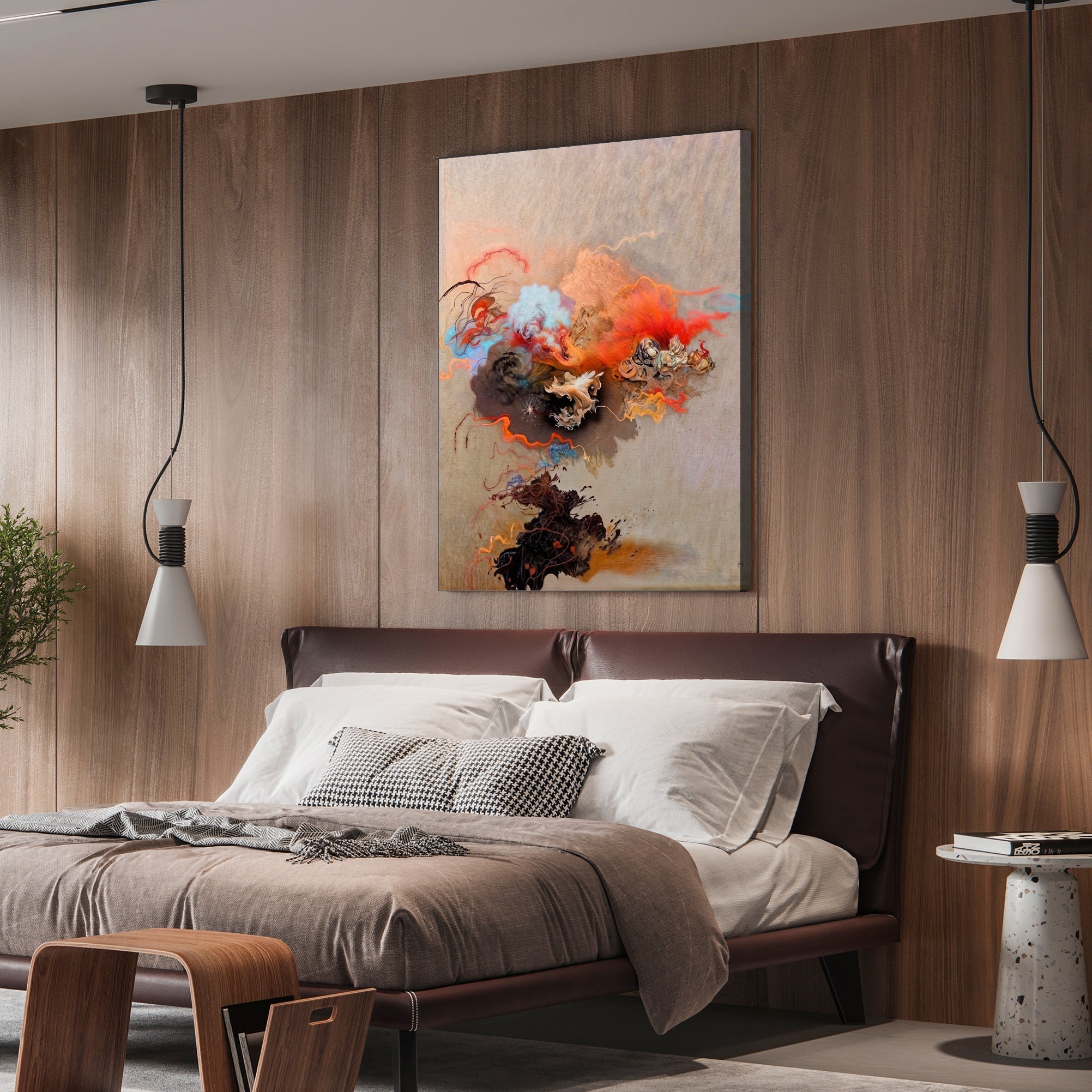 Canvas Print: "Ethereal Unfolding II" by Tailored Canvases - product image 3 for Resin Society