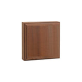 EWAP31 unfinished hardwood corner block 1 inch by 3 inch square