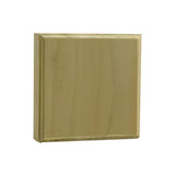 EWAP41 Unfinished Hardwood Casing Corner Block 1 inch by 4 inch square in various wood types