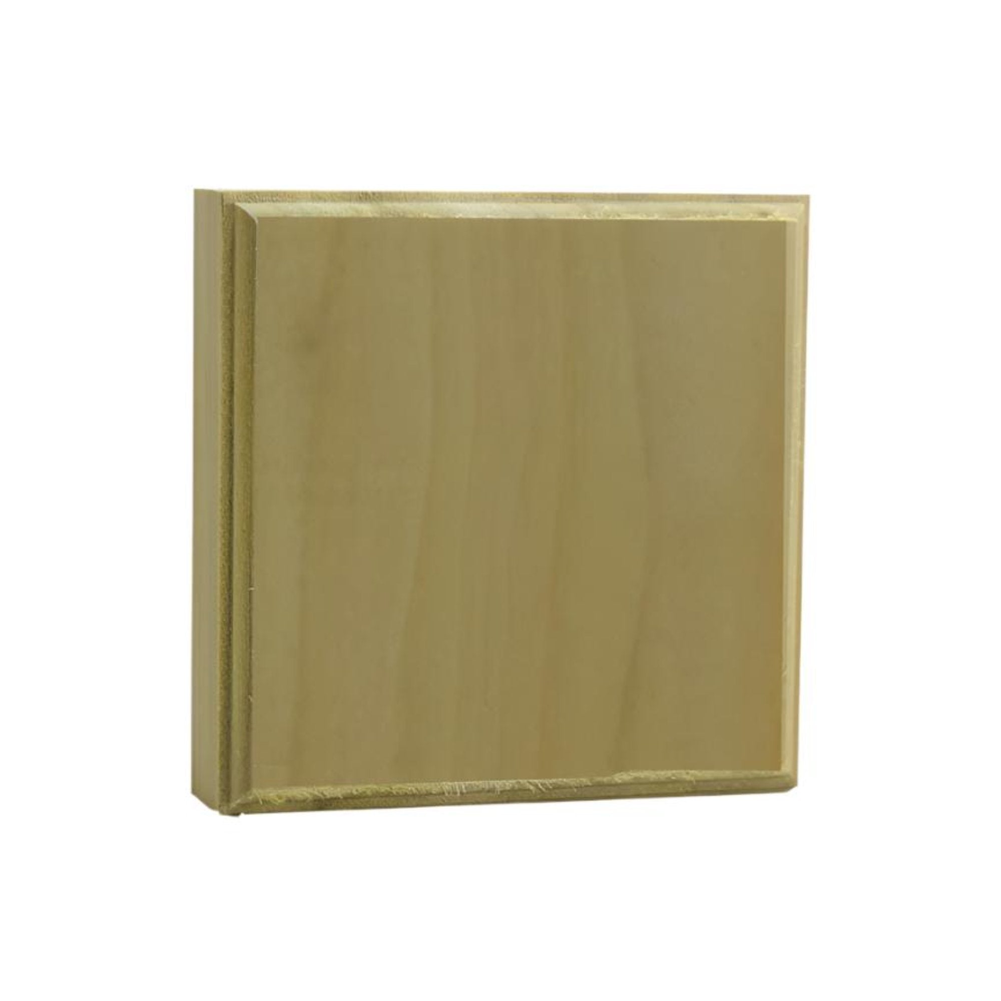 EWAP41 Unfinished Hardwood Casing Corner Block 1 inch by 4 inch square in various wood types