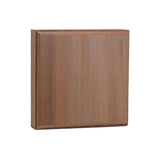 EWAP41 Unfinished Hardwood Casing Corner Block 1 inch by 4 inch square in various wood types