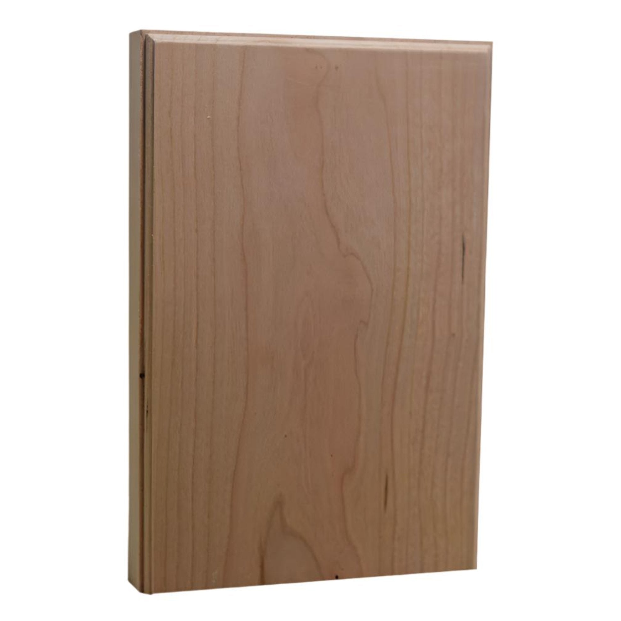 Unfinished hardwood casing plinth block 1 inch thick by 5.5 inches wide by 8.25 inches tall