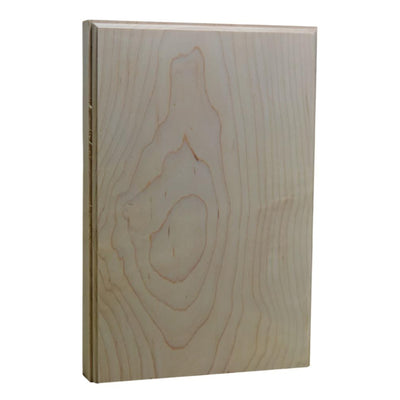 Unfinished hardwood casing plinth block 1 inch thick by 5.5 inches wide by 8.25 inches tall