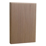 Unfinished hardwood casing plinth block 1 inch thick by 5.5 inches wide by 8.25 inches tall