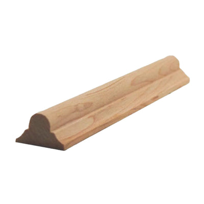 EWAS11 Astragal Moulding 13/16 inch wide by 7/16 inch high unfinished hardwood trim