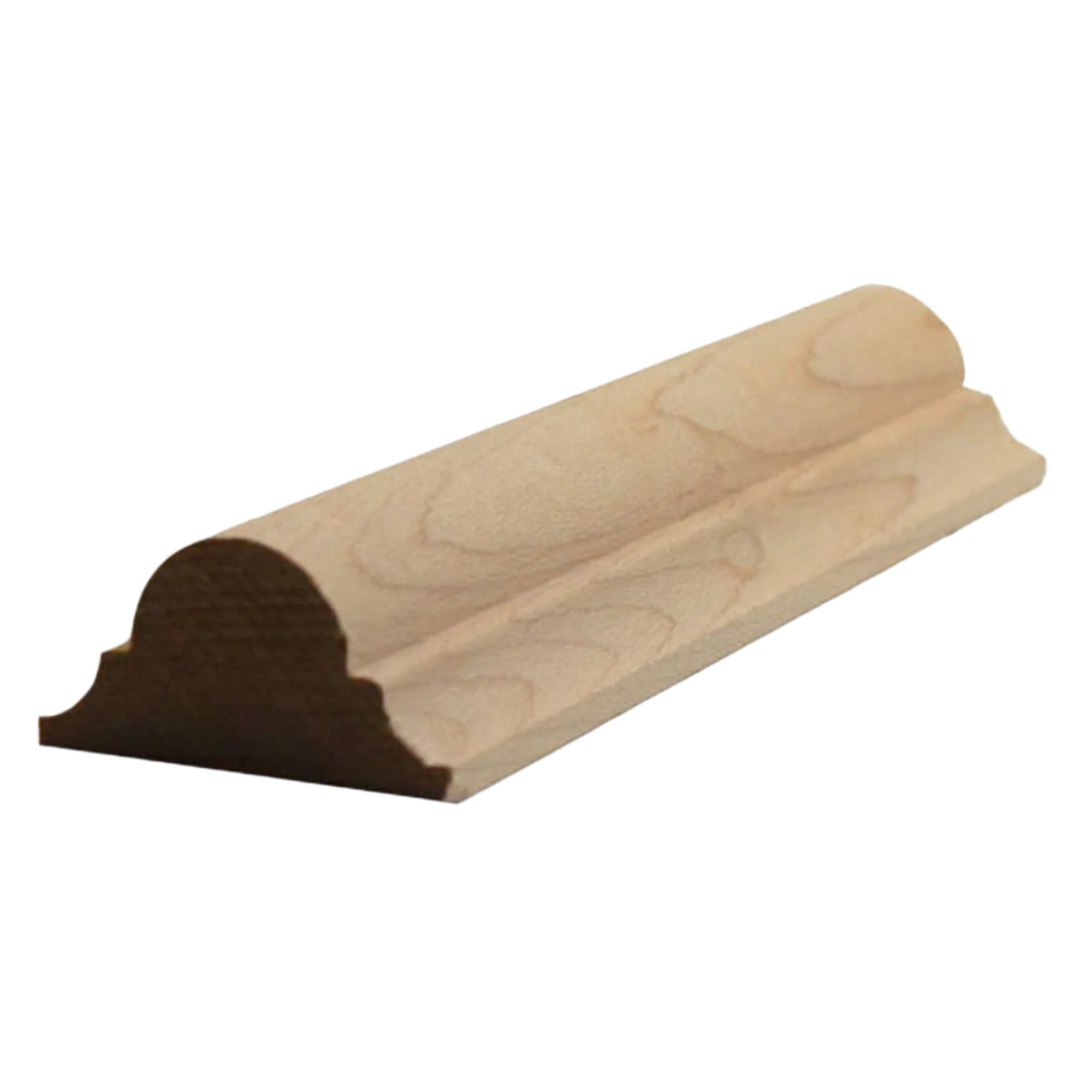 EWAS12 Astragal Moulding 1-3/8 inch wide by 11/16 inch trim in various hardwoods