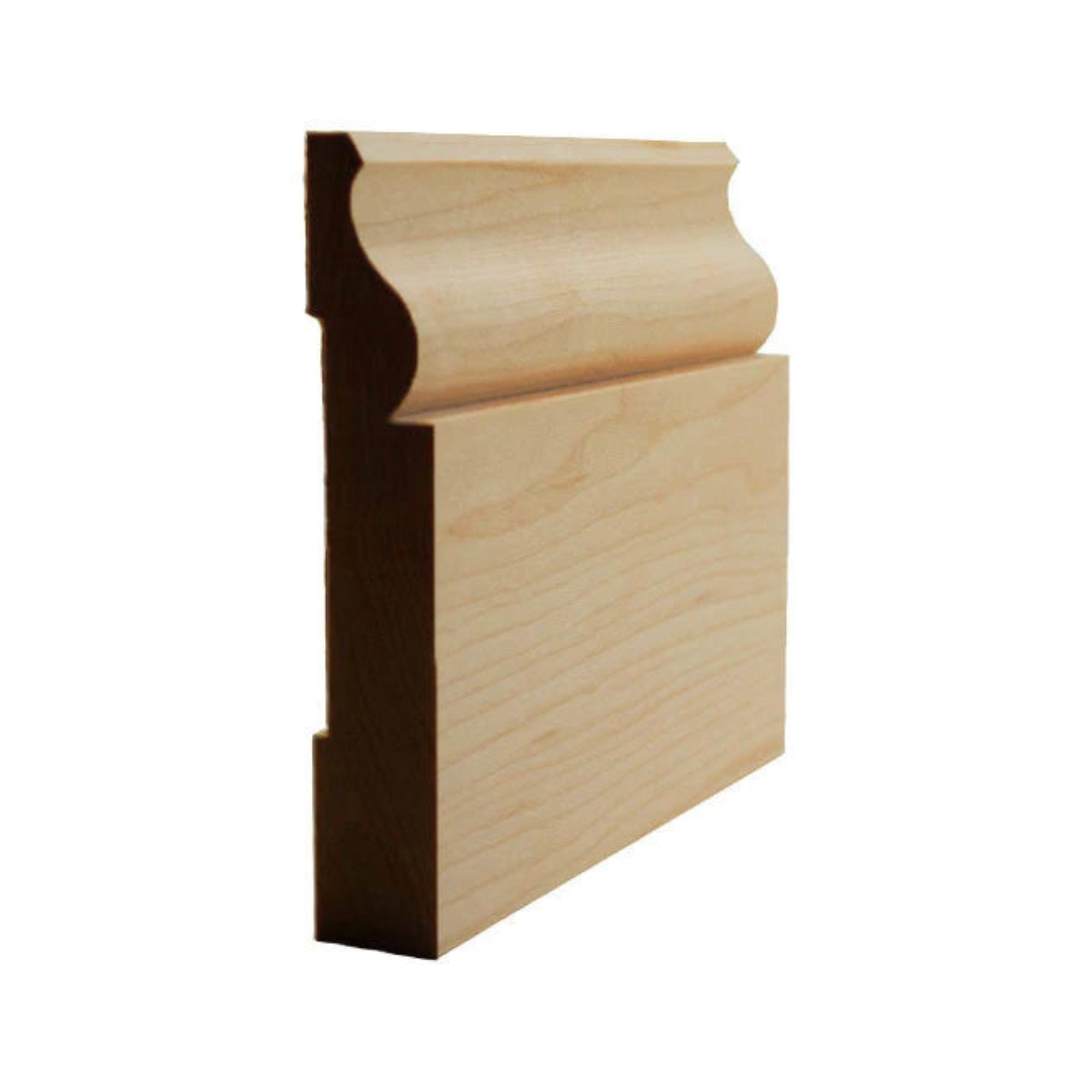 EWBB11 Colonial Baseboard 4 inch tall unfinished hardwood moulding in various wood species