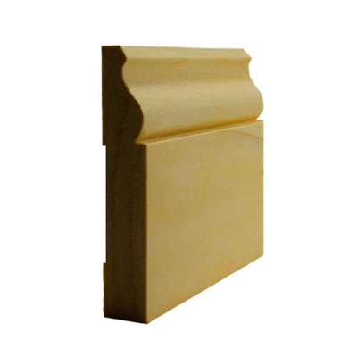 EWBB11 Colonial Baseboard 4 inch tall unfinished hardwood moulding in various wood species