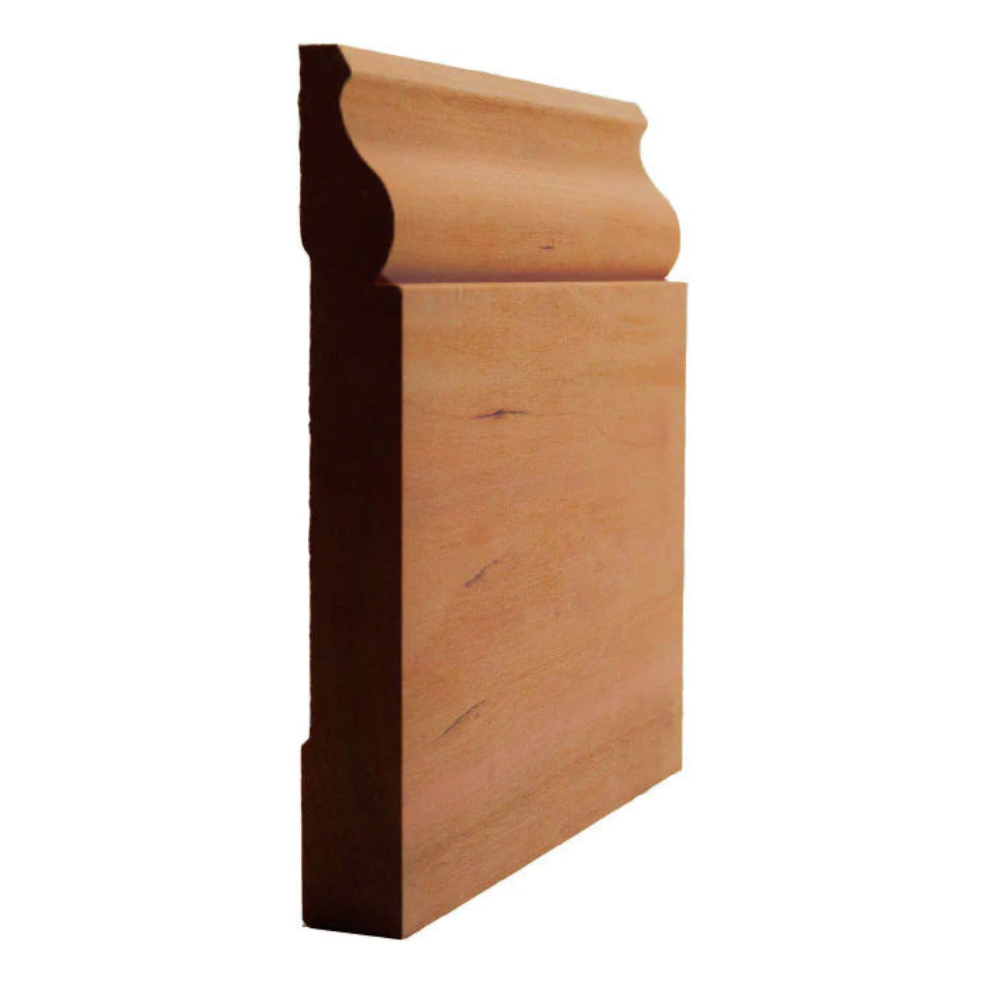 EWBB12 Colonial Baseboard 5-1/4 inch tall unfinished hardwood moulding in various wood species