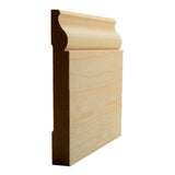 EWBB12 Colonial Baseboard 5-1/4 inch tall unfinished hardwood moulding in various wood species