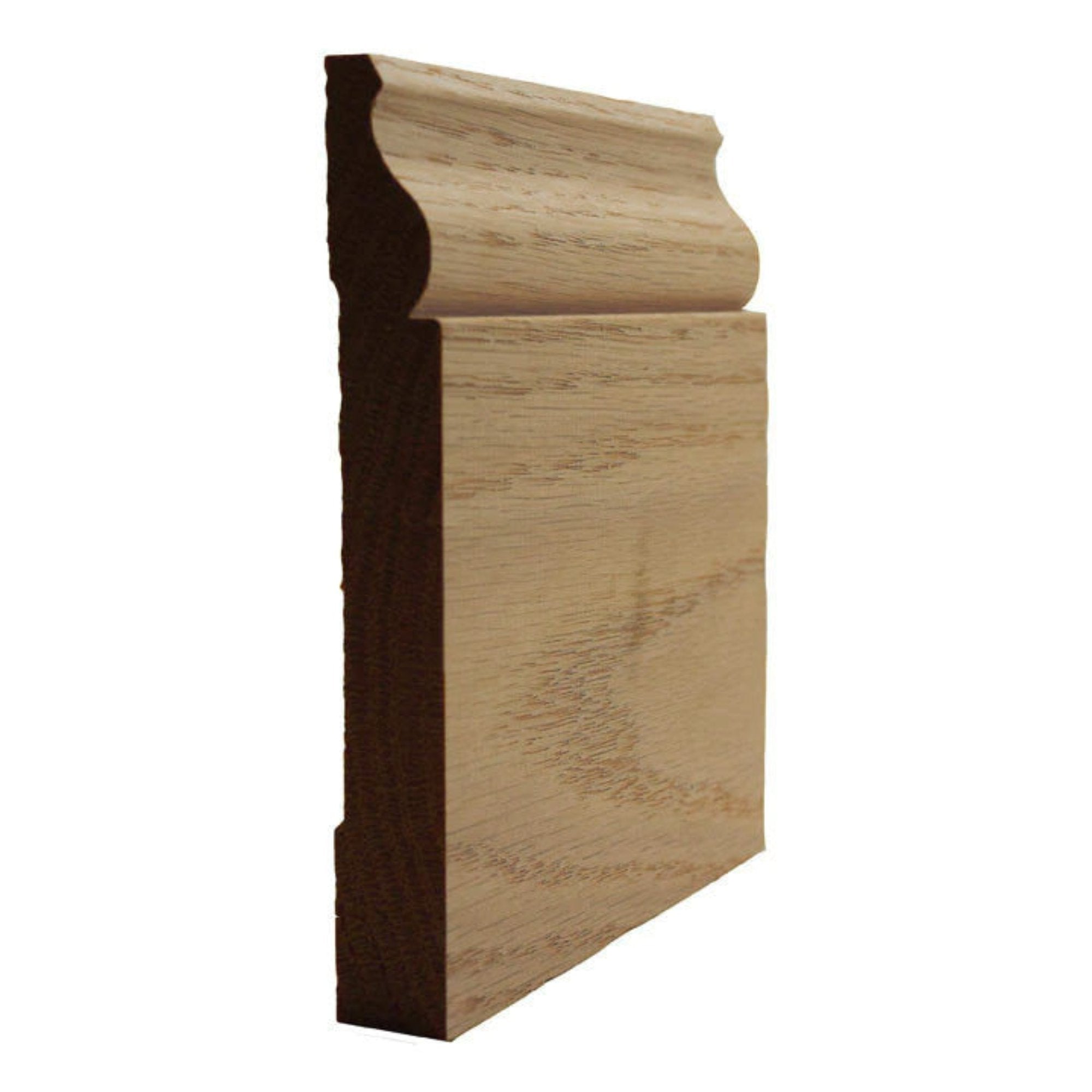 EWBB12 Colonial Baseboard 5-1/4 inch tall unfinished hardwood moulding in various wood species