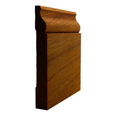 EWBB12 Colonial Baseboard 5-1/4 inch tall unfinished hardwood moulding in various wood species