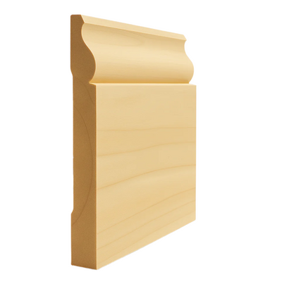 EWBB13 Colonial Baseboard 7-1/4 inch tall unfinished Poplar moulding