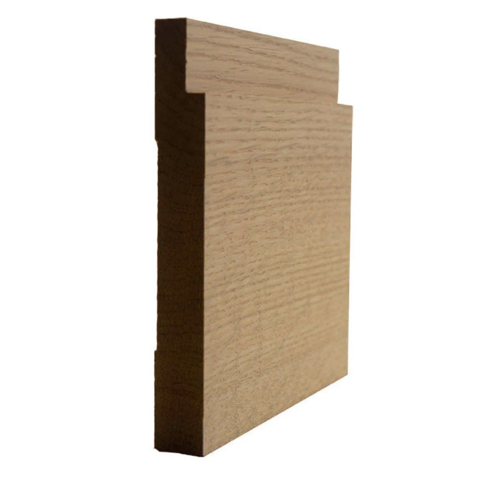 EWBB18 Notched Baseboard 5-1/4 inch tall unfinished hardwood moulding