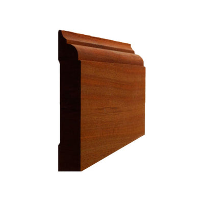EWBB22 Nose & Cove 3-1/2 inch tall unfinished solid hardwood baseboard moulding