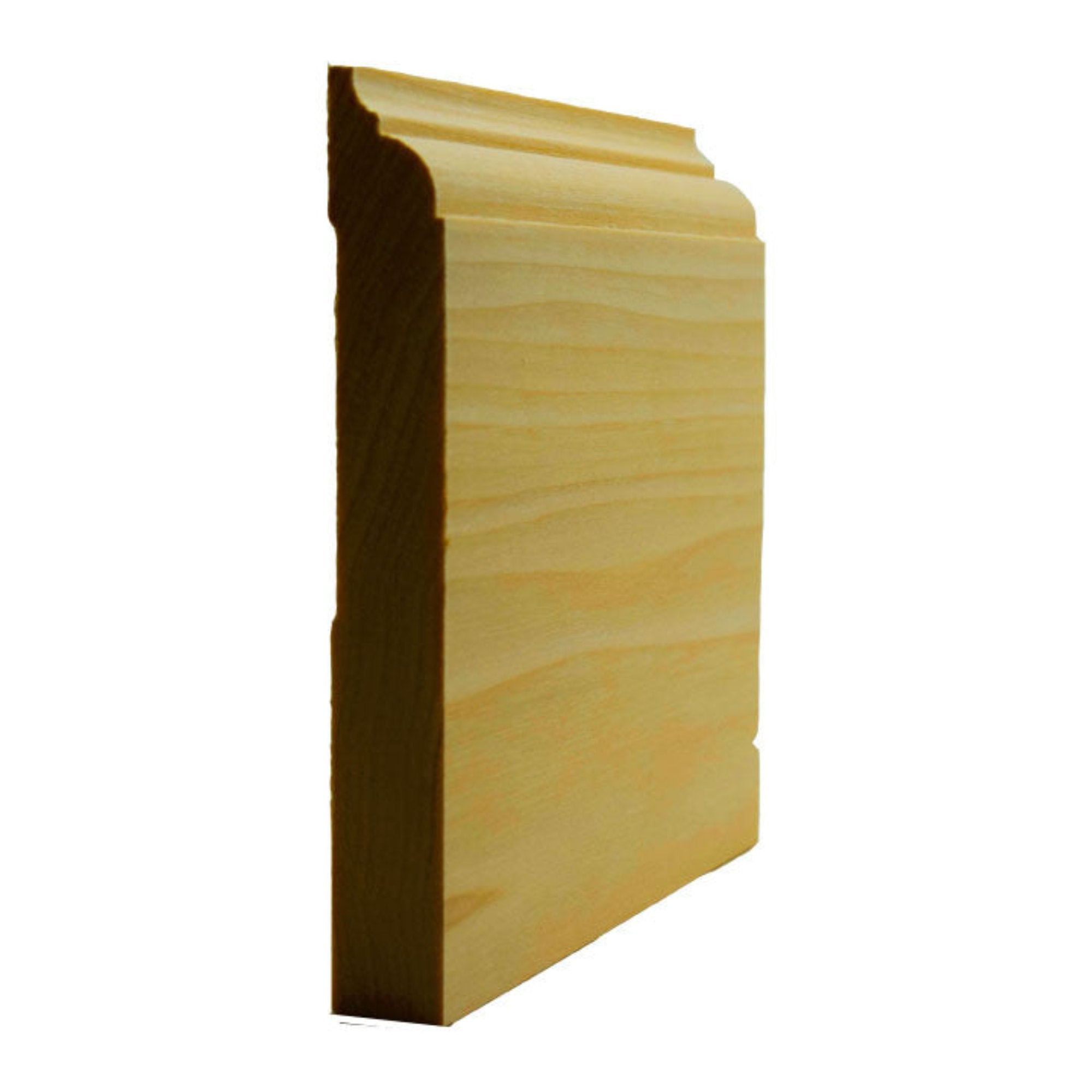 EWBB23 Nose & Cove Baseboard Moulding unfinished solid hardwood in various wood species