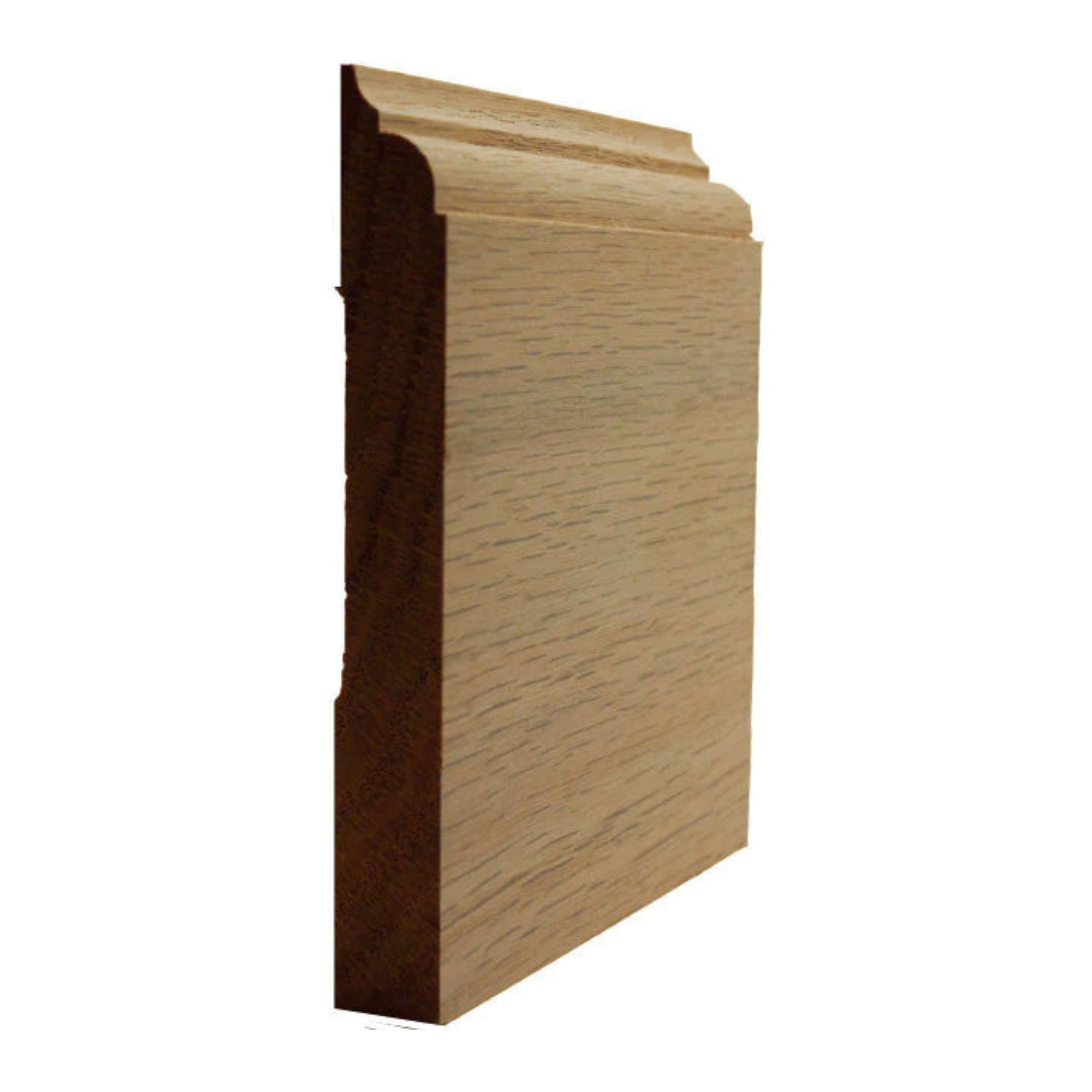 EWBB23 Nose & Cove Baseboard Moulding unfinished solid hardwood in various wood species