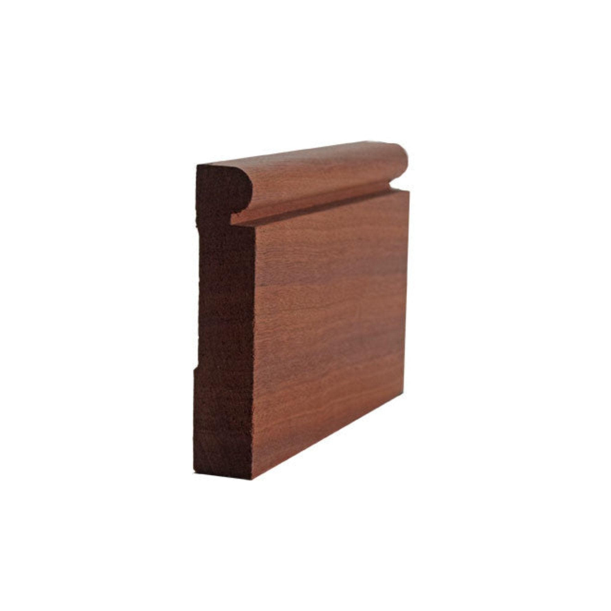 EWBB25 Beaded 3-1/2 inch tall unfinished hardwood baseboard moulding