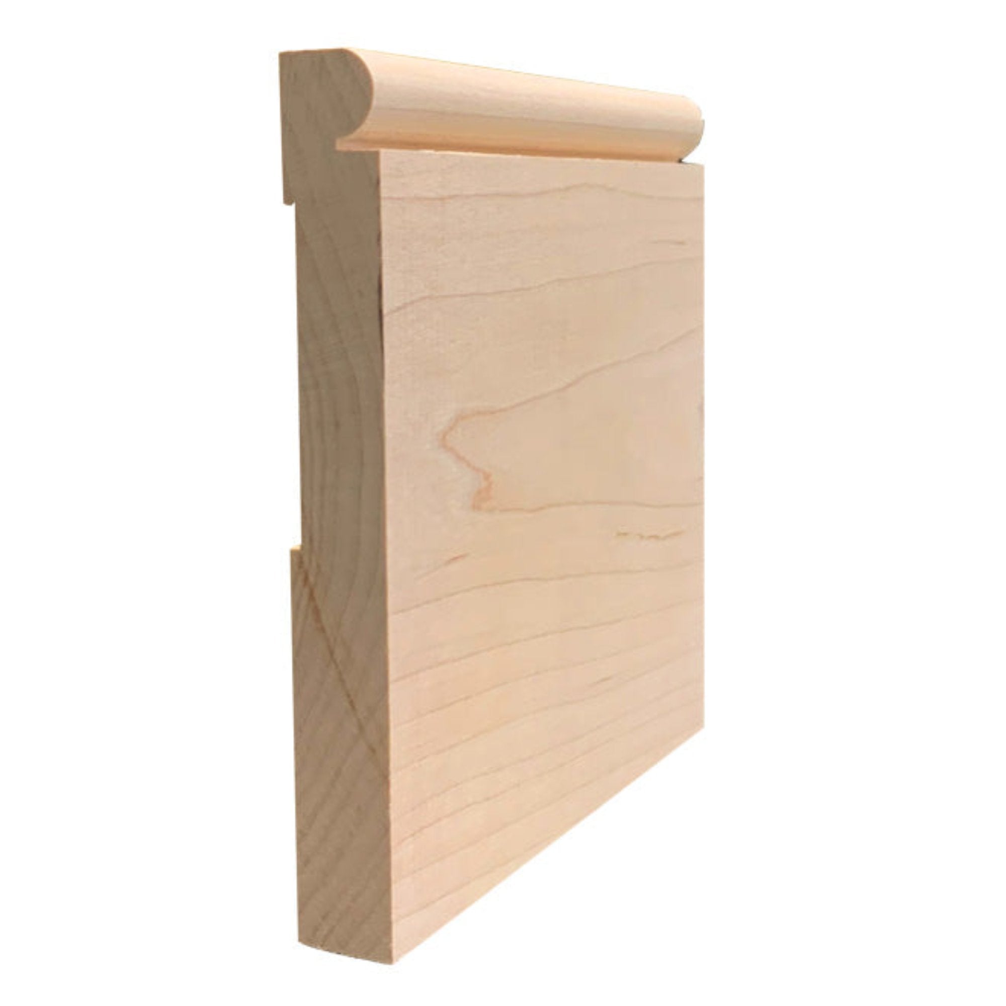 EWBB26 Beaded Baseboard Moulding in various hardwood finishes