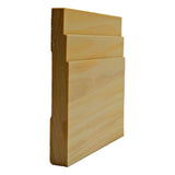 EWBB29 Contemporary Stepped Baseboard Unfinished in various hardwoods