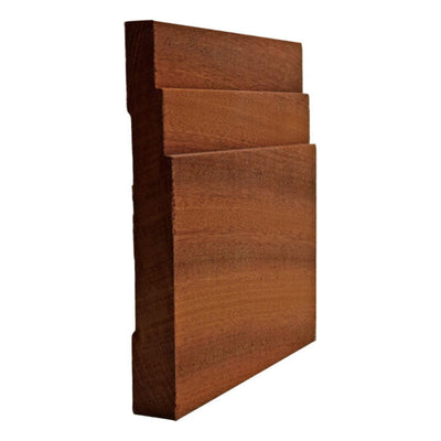 EWBB29 Contemporary Stepped Baseboard Unfinished in various hardwoods