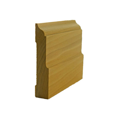 EWBB31 Colonial 3-3/4 inch tall unfinished hardwood baseboard moulding