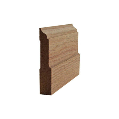 EWBB31 Colonial 3-3/4 inch tall unfinished hardwood baseboard moulding