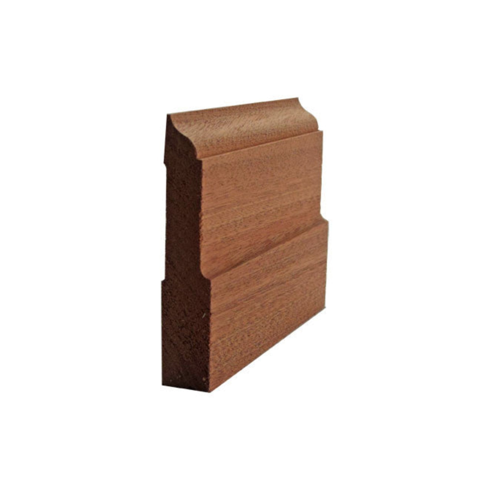 EWBB31 Colonial 3-3/4 inch tall unfinished hardwood baseboard moulding