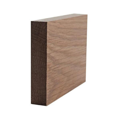 EWBB52 Square Edge Baseboard Moulding in various hardwood finishes
