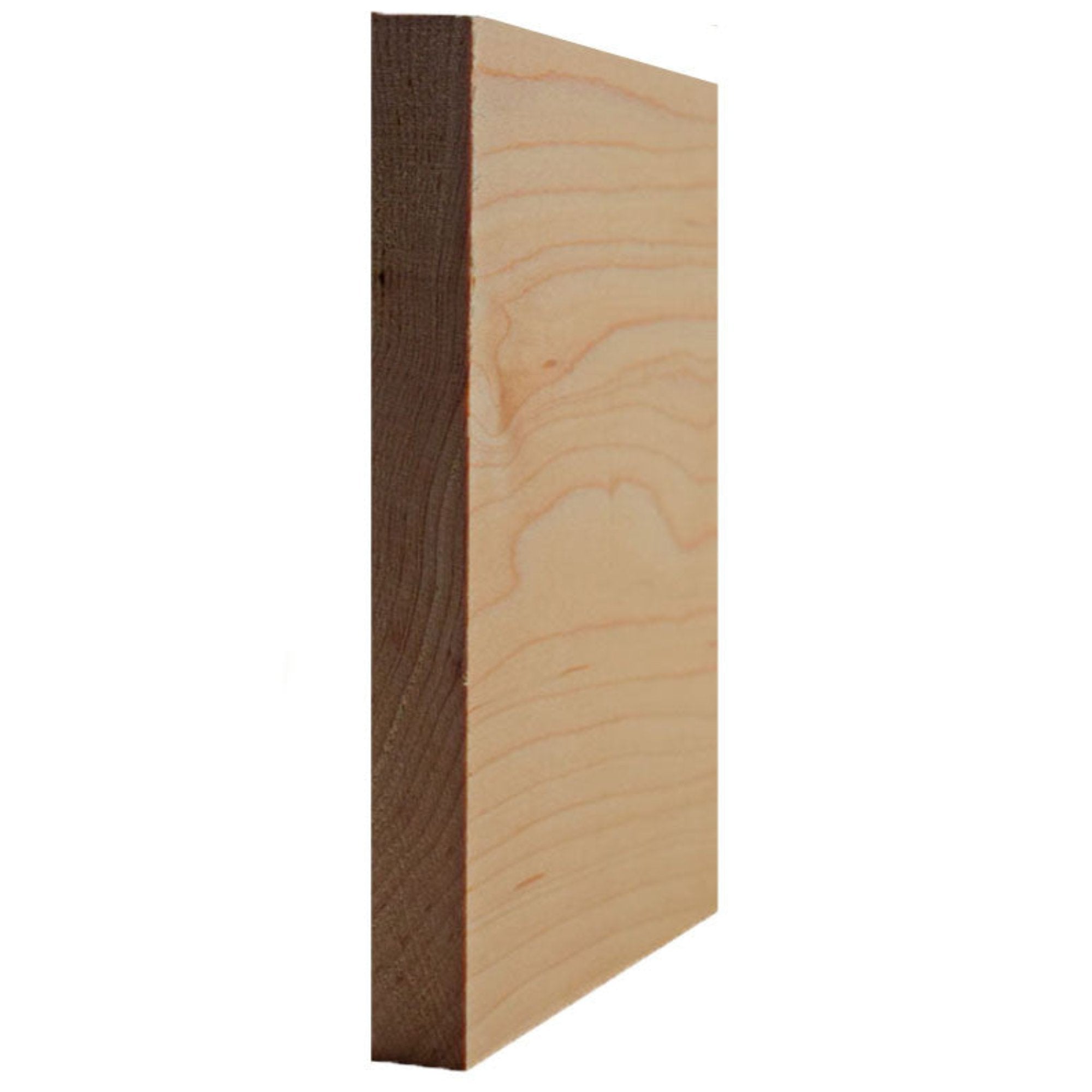 EWBB54 square edge baseboard moulding in various hardwood finishes