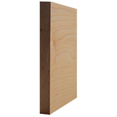 EWBB54 square edge baseboard moulding in various hardwood finishes