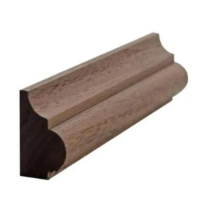 EWBC27 Nose and Cove 1-1/4 inch tall by 3/4 inch base cap moulding unfinished solid hardwood