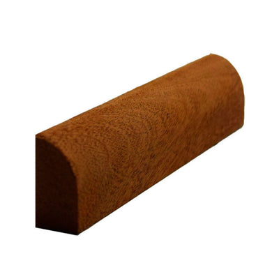 Unfinished solid hardwood baseboard shoe molding 3/4 inch tall by 1/2 inch thick
