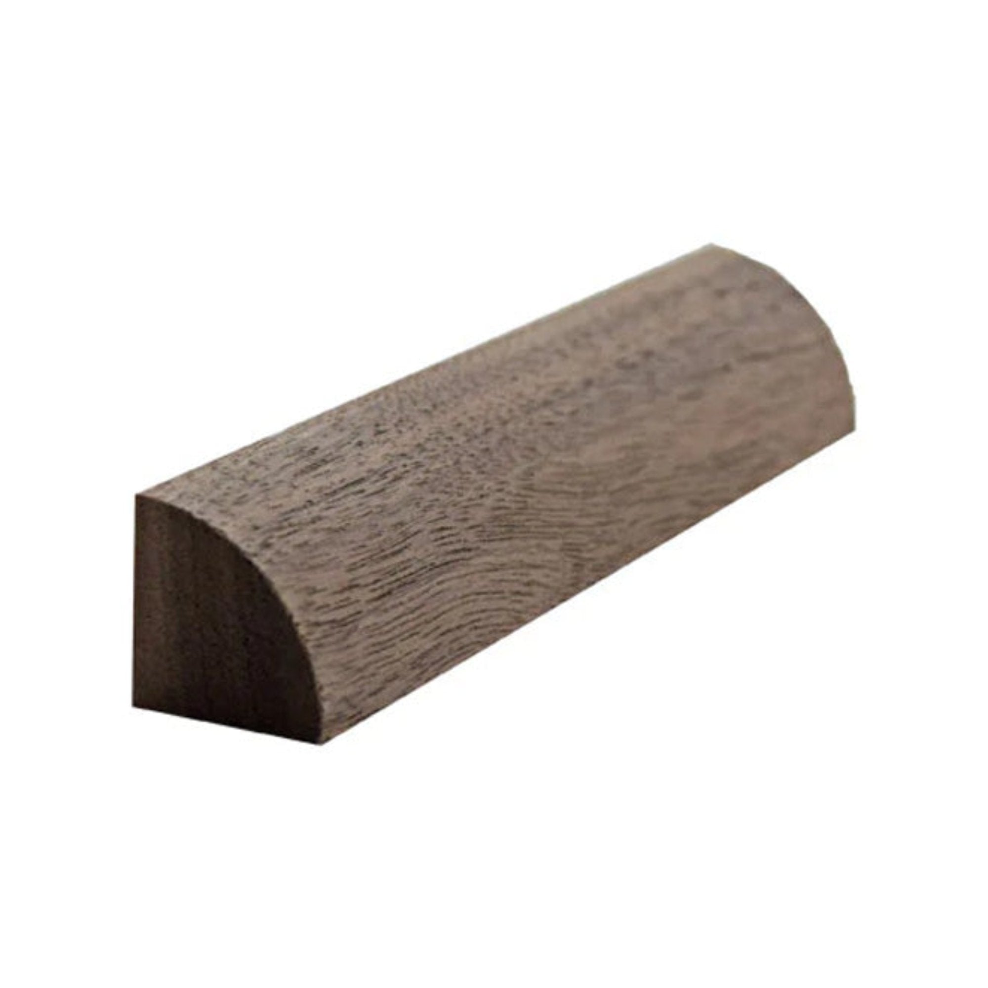 Unfinished 3/4 inch by 3/4 inch solid hardwood baseboard shoe molding