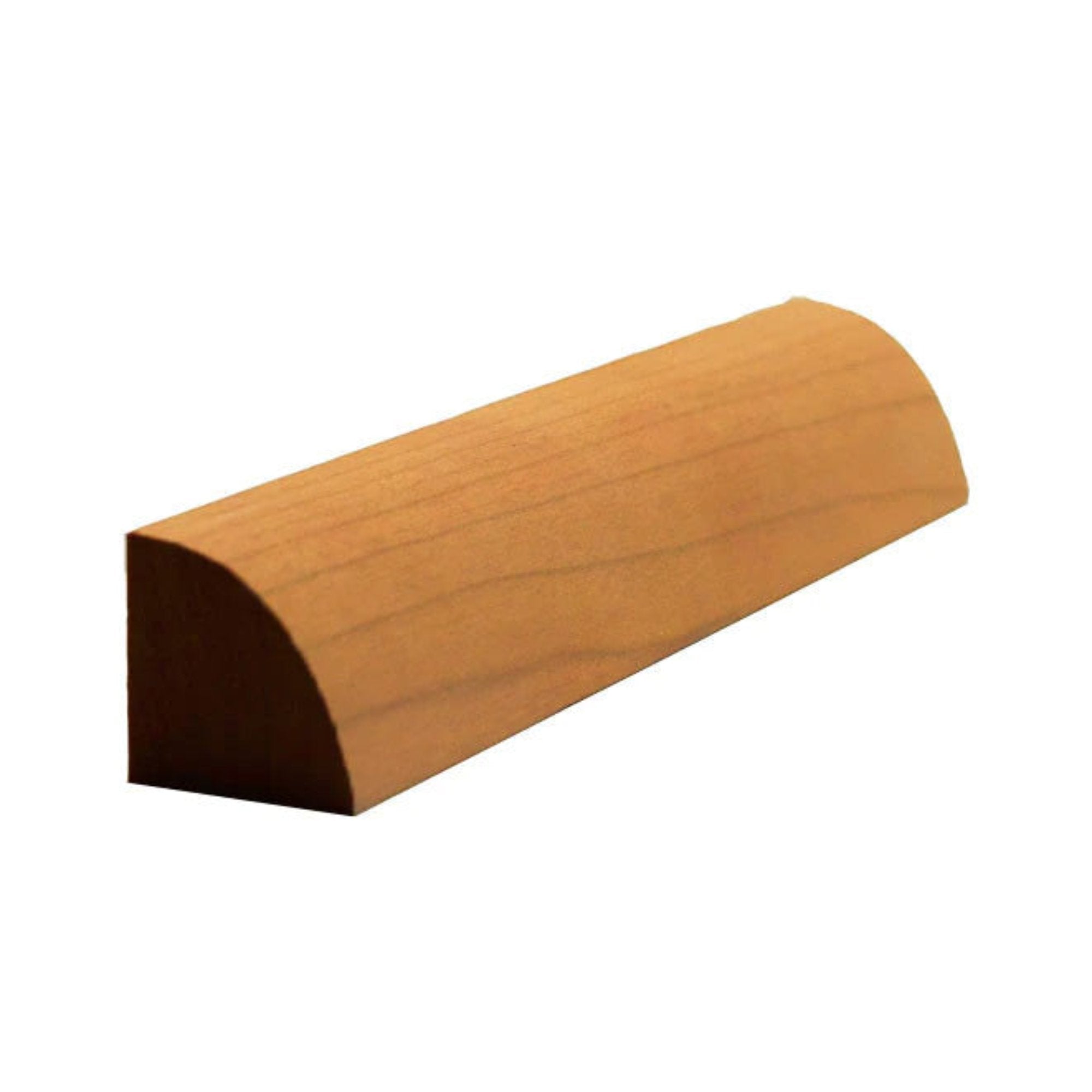 Unfinished 3/4 inch by 3/4 inch solid hardwood baseboard shoe molding