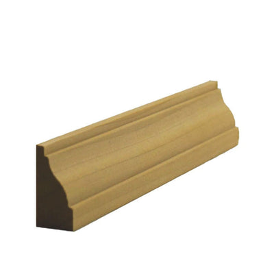 EWBS13 unfinished colonial style baseboard shoe molding in various hardwoods