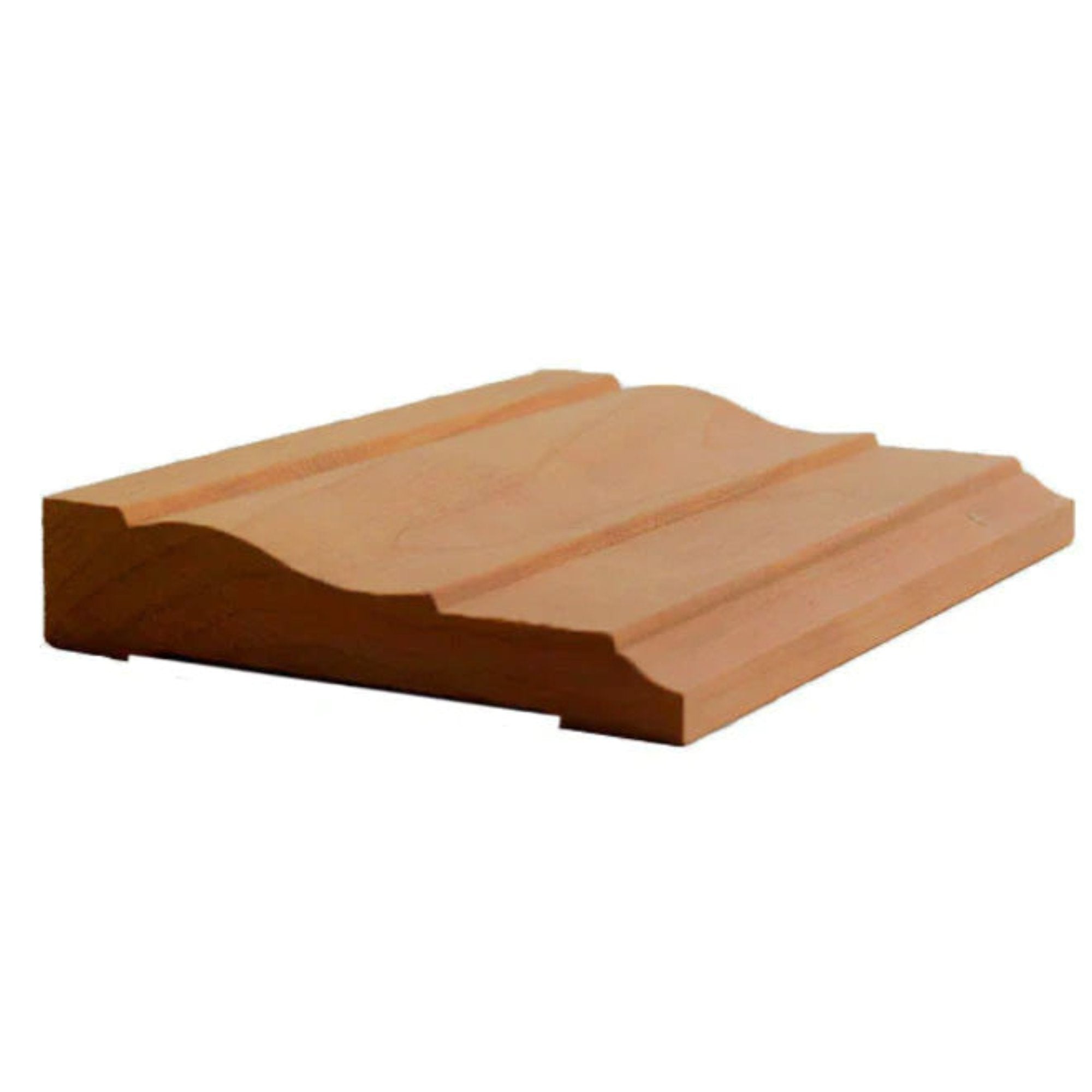 EWCA12 Colonial Casing 3-1/2 inch wide by 3/4 inch thick unfinished hardwood moulding in various wood species