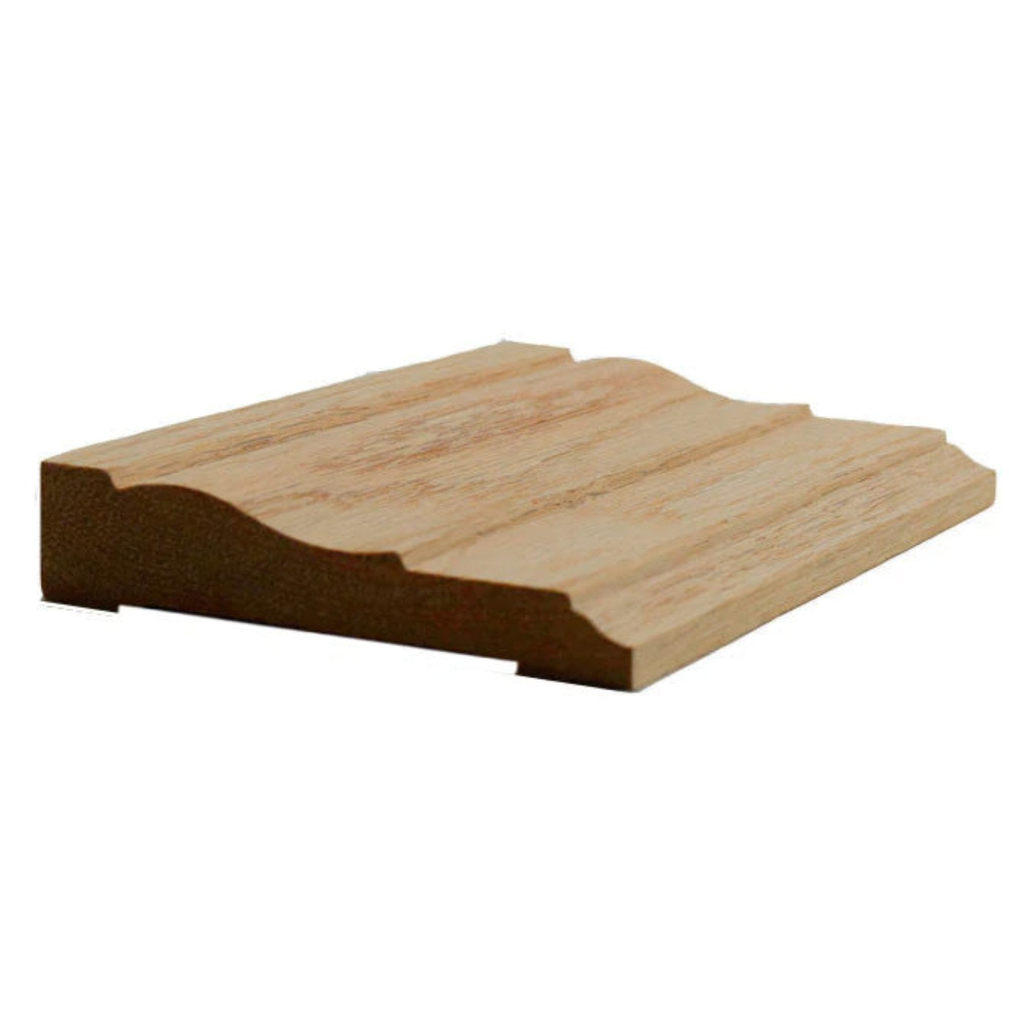EWCA12 Colonial Casing 3-1/2 inch wide by 3/4 inch thick unfinished hardwood moulding in various wood species