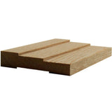 EWCA35 Contemporary 3-1/2 inch wide stepped hardwood casing moulding in various wood types