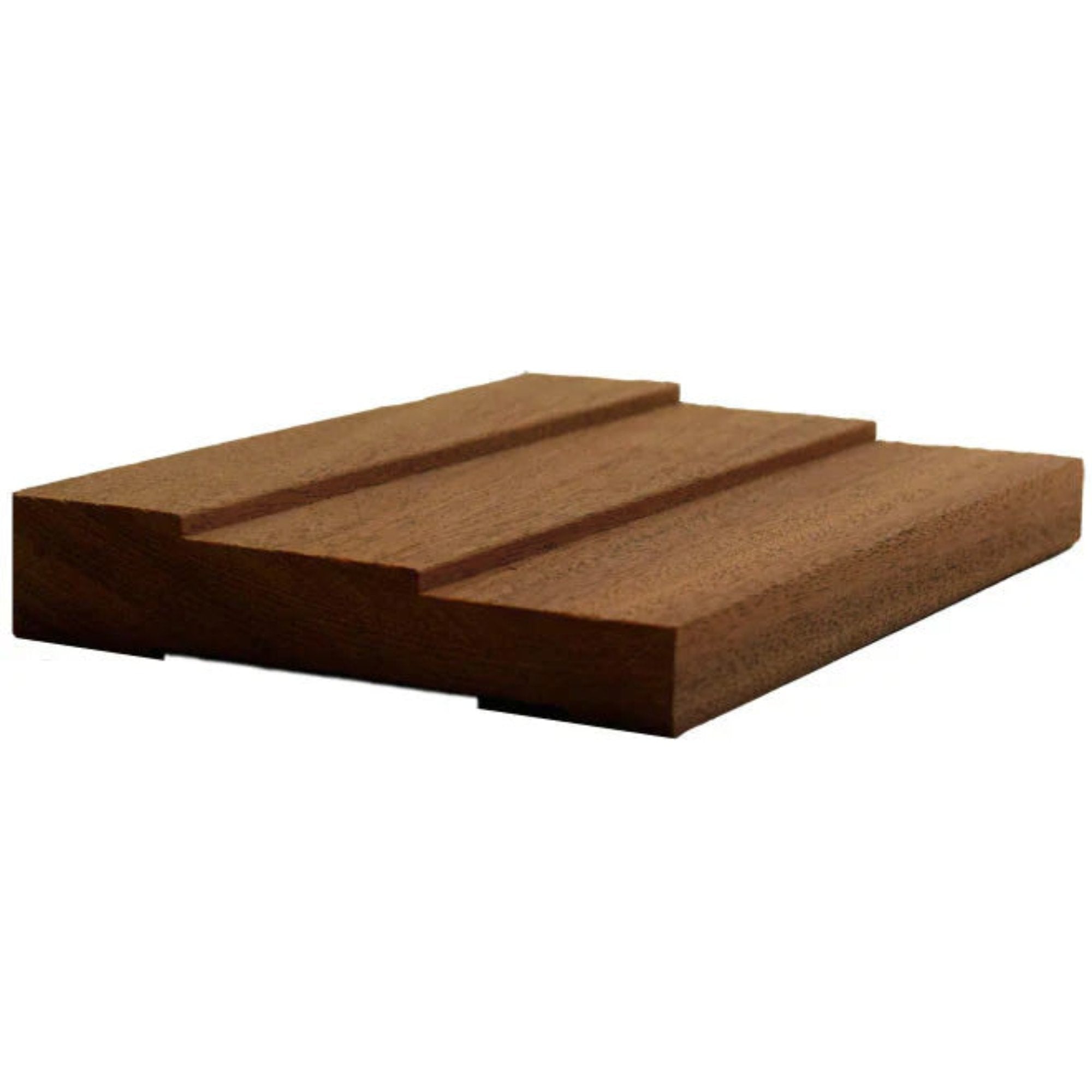 EWCA35 Contemporary 3-1/2 inch wide stepped hardwood casing moulding in various wood types