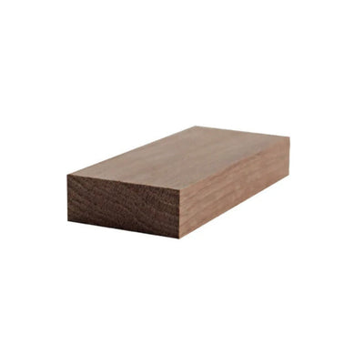 EWCA51 Square Casing 2 inch wide x 3/4 inch thick unfinished hardwood moulding trim in various wood species