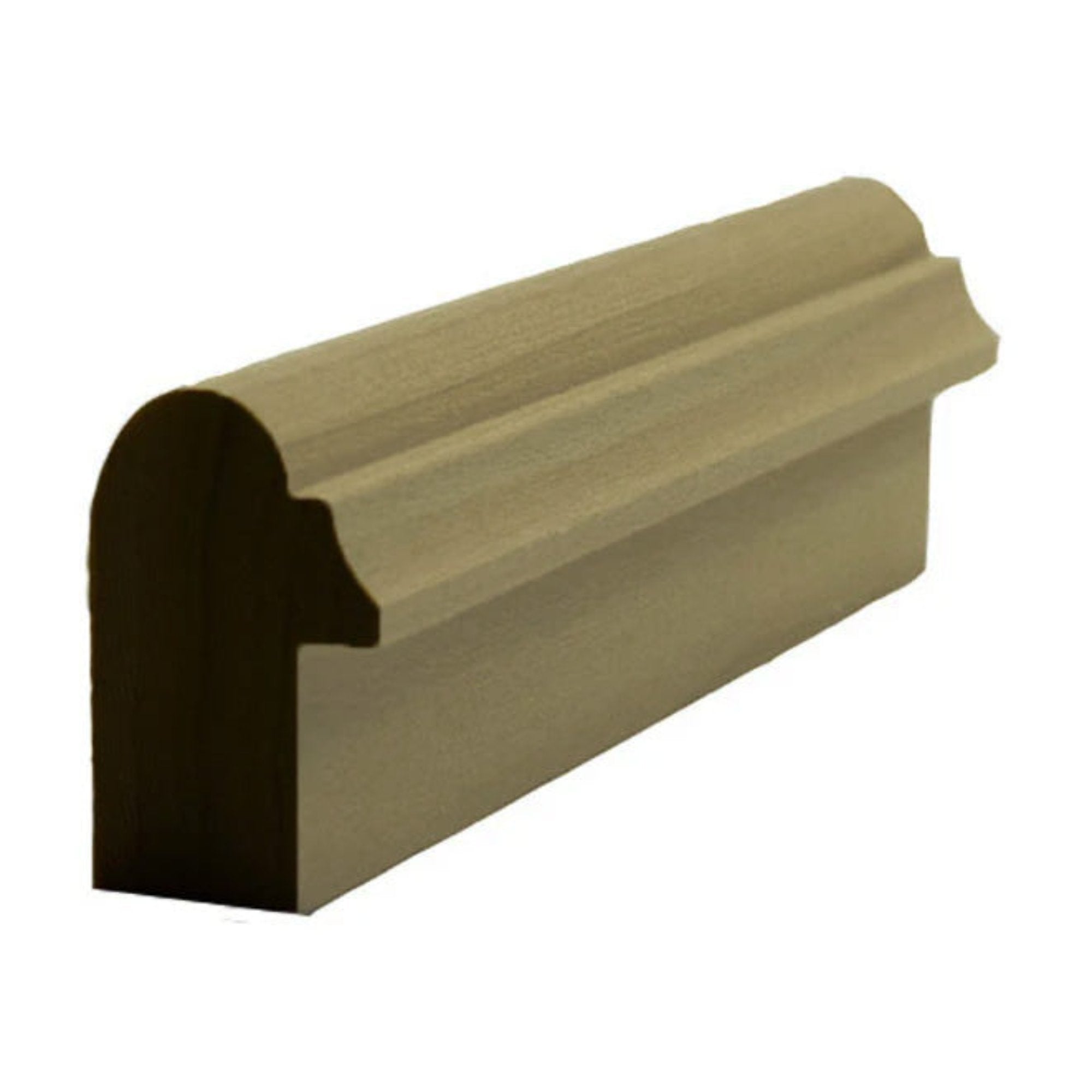 EWCB13 unfinished hardwood casing back band trim moulding in various wood species