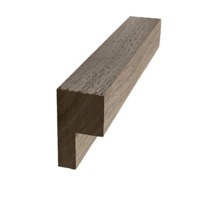 EWCB15 solid hardwood casing back band trim moulding, 1-1/2 inch tall by 7/8 inch thick, unfinished