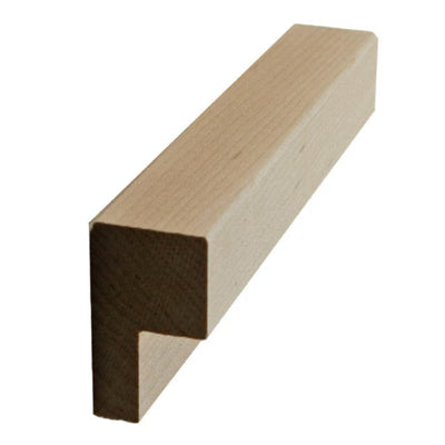 EWCB15 solid hardwood casing back band trim moulding, 1-1/2 inch tall by 7/8 inch thick, unfinished