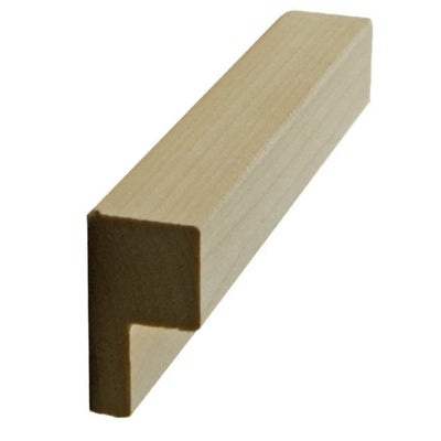 EWCB15 solid hardwood casing back band trim moulding, 1-1/2 inch tall by 7/8 inch thick, unfinished