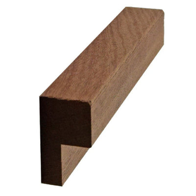 EWCB15 solid hardwood casing back band trim moulding, 1-1/2 inch tall by 7/8 inch thick, unfinished